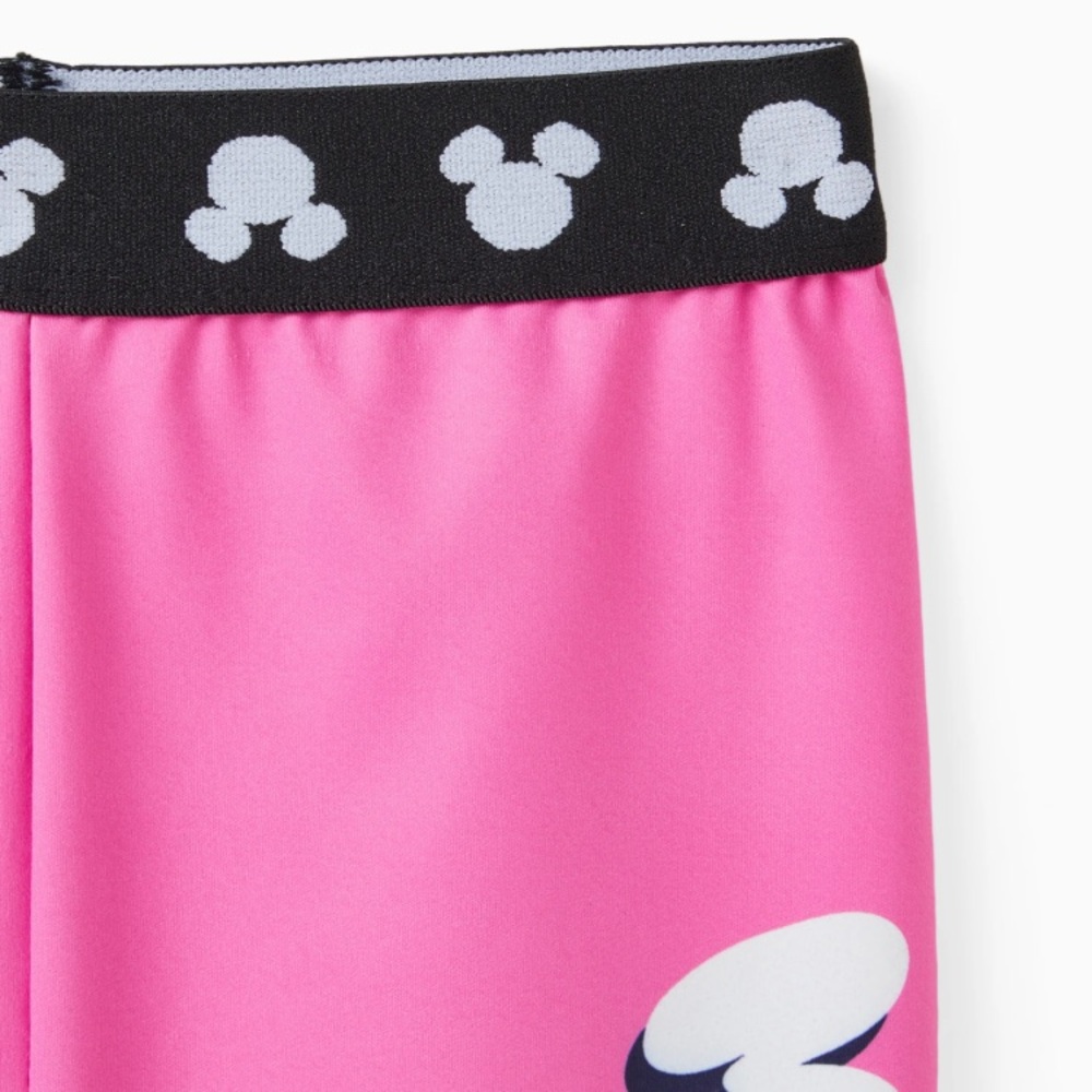 Disney Minnie 2pcs Girl Checkmate Grid pattern Sporty Vest and Leggings Set - Picture 7 of 11